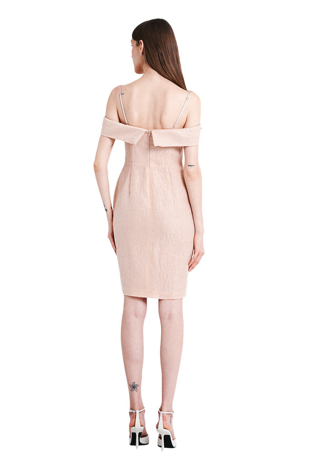 Phillipa Silk Organza Off-Shoulder Dress