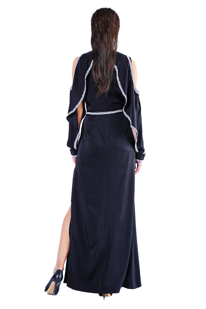 Onyx Embroidery Gown