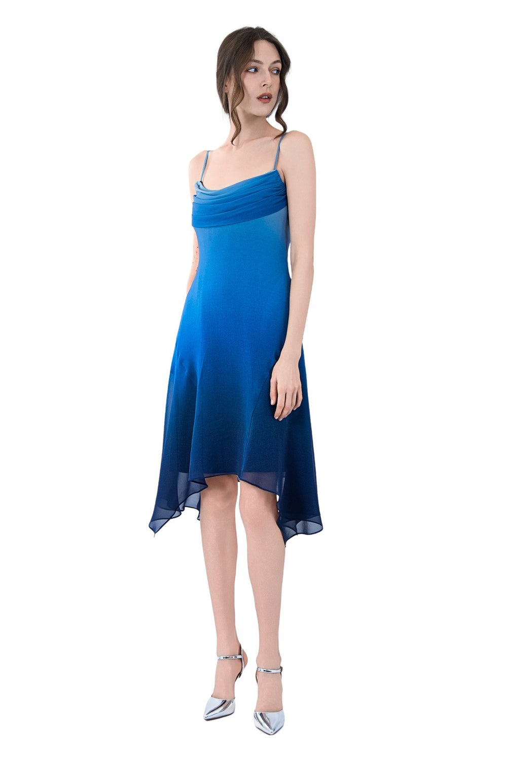 Zephyrine Silk Chiffon Dress