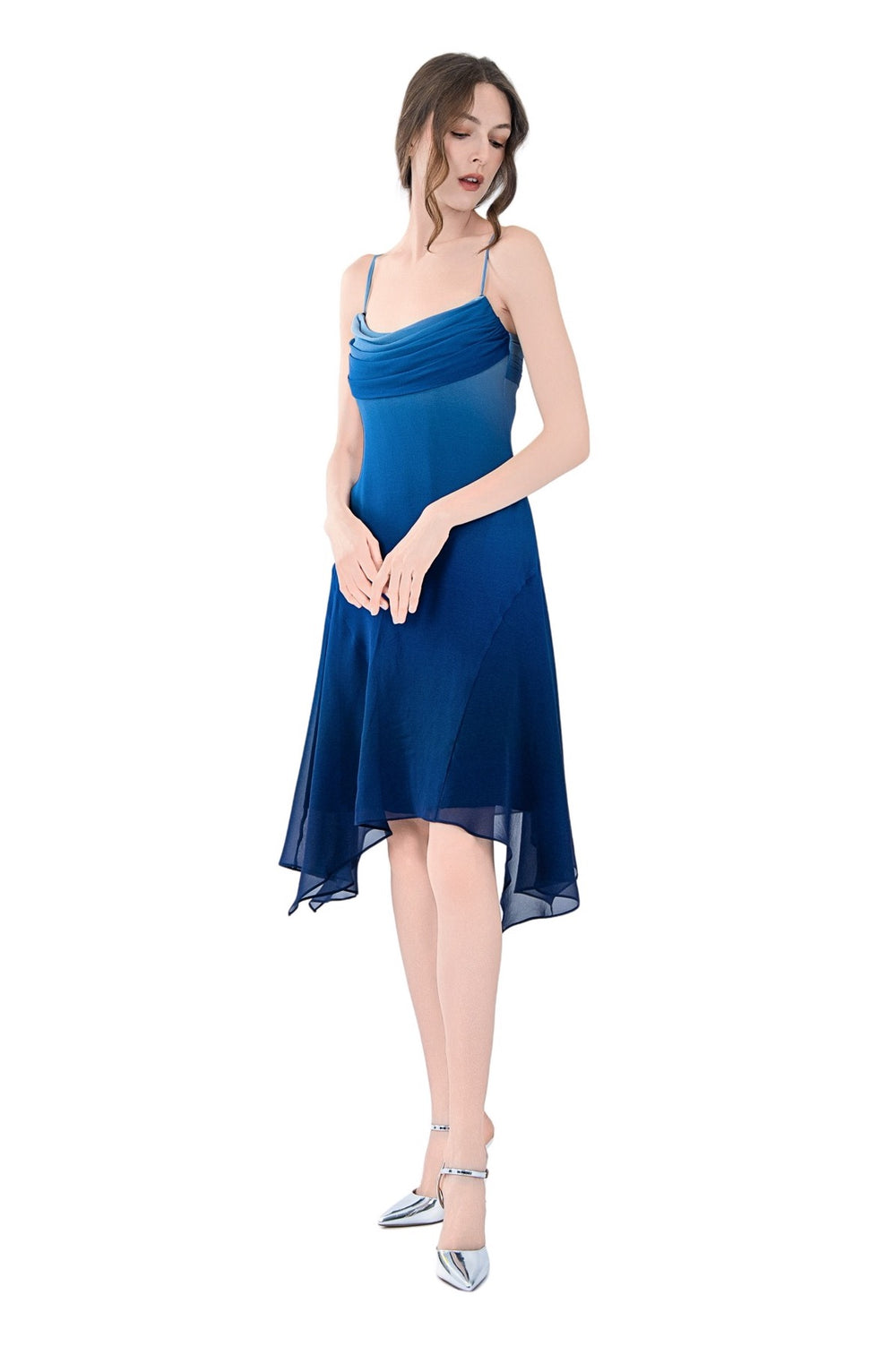 Zephyrine Silk Chiffon Dress