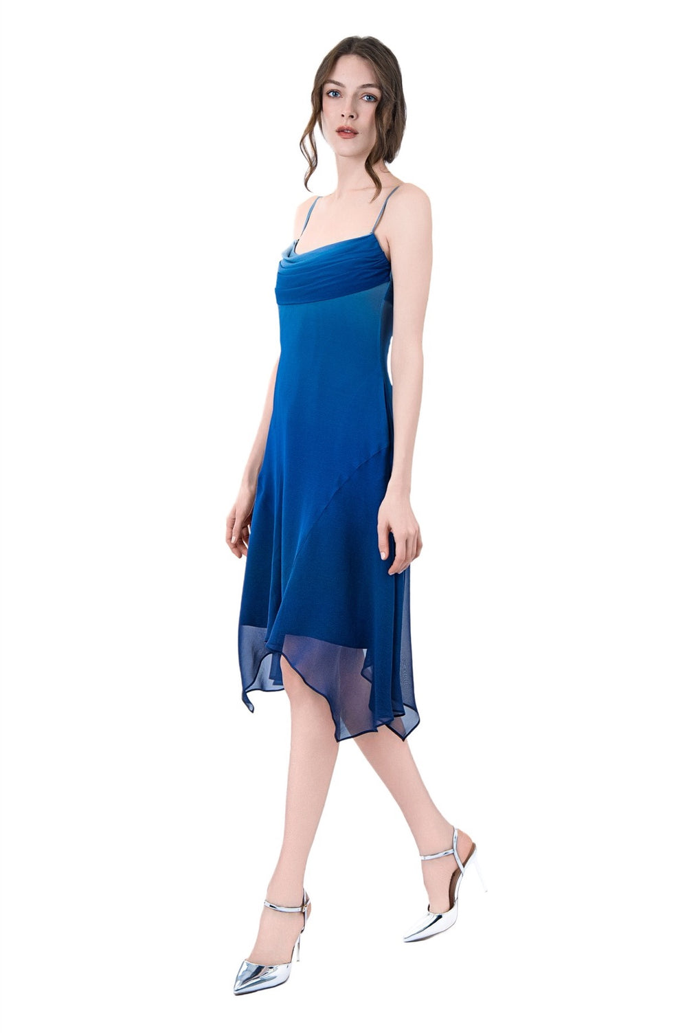 Zephyrine Silk Chiffon Dress