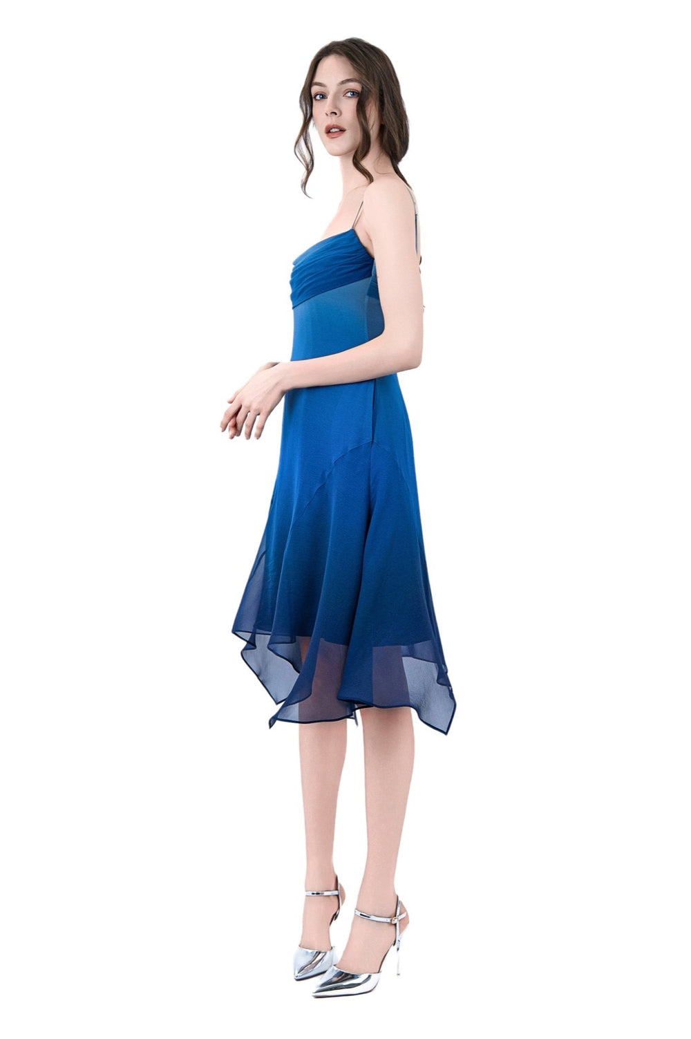 Zephyrine Silk Chiffon Dress