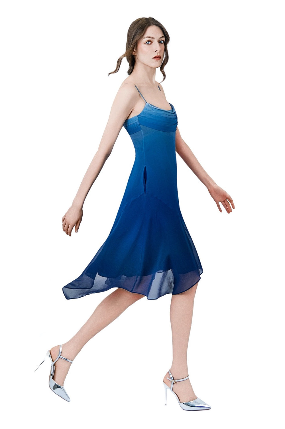 Zephyrine Silk Chiffon Dress