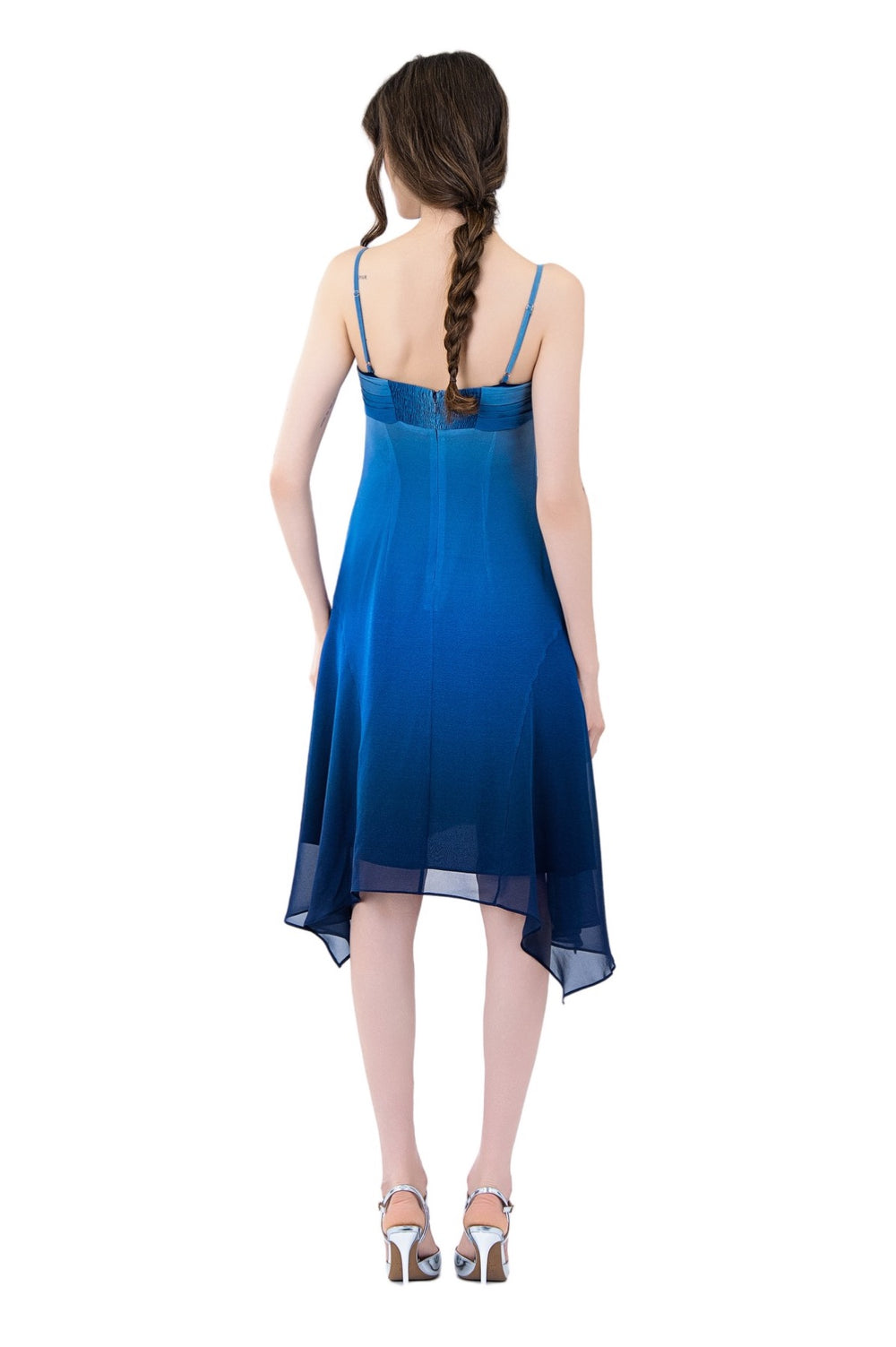 Zephyrine Silk Chiffon Dress