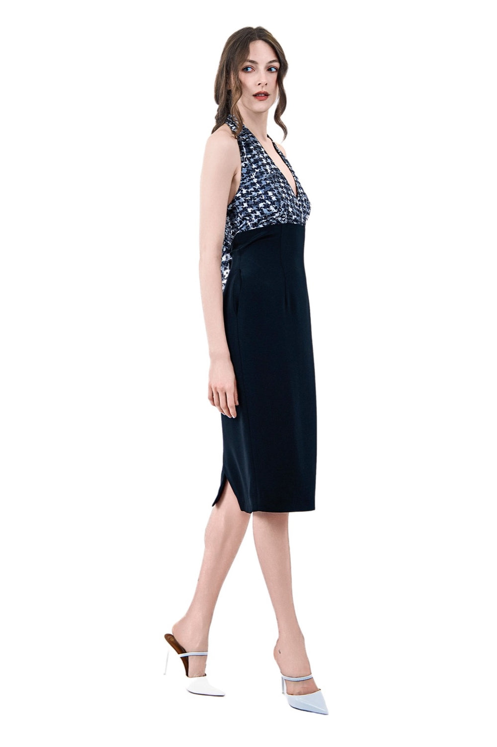 Veneris Halter Dress