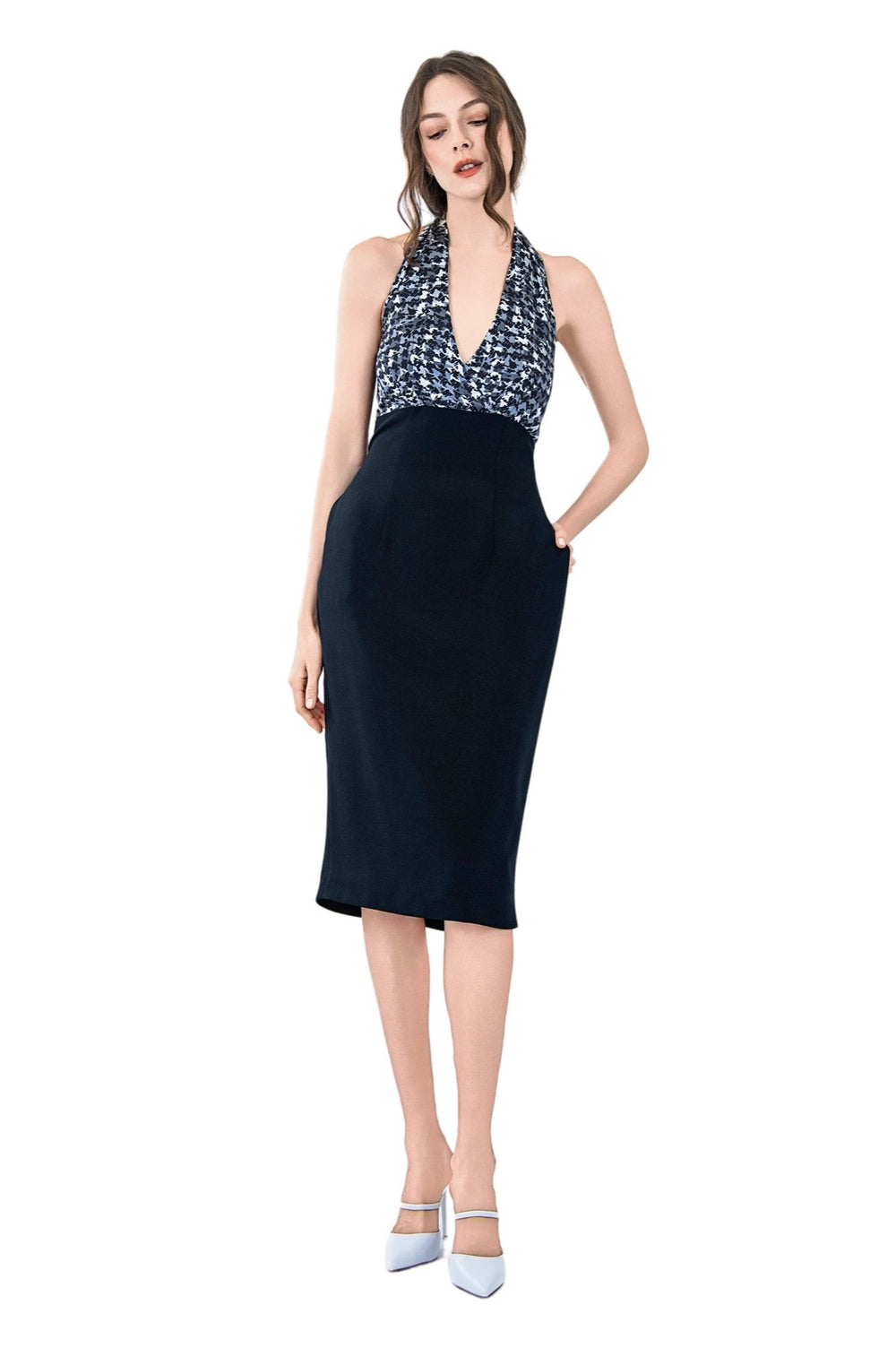 Veneris Halter Dress