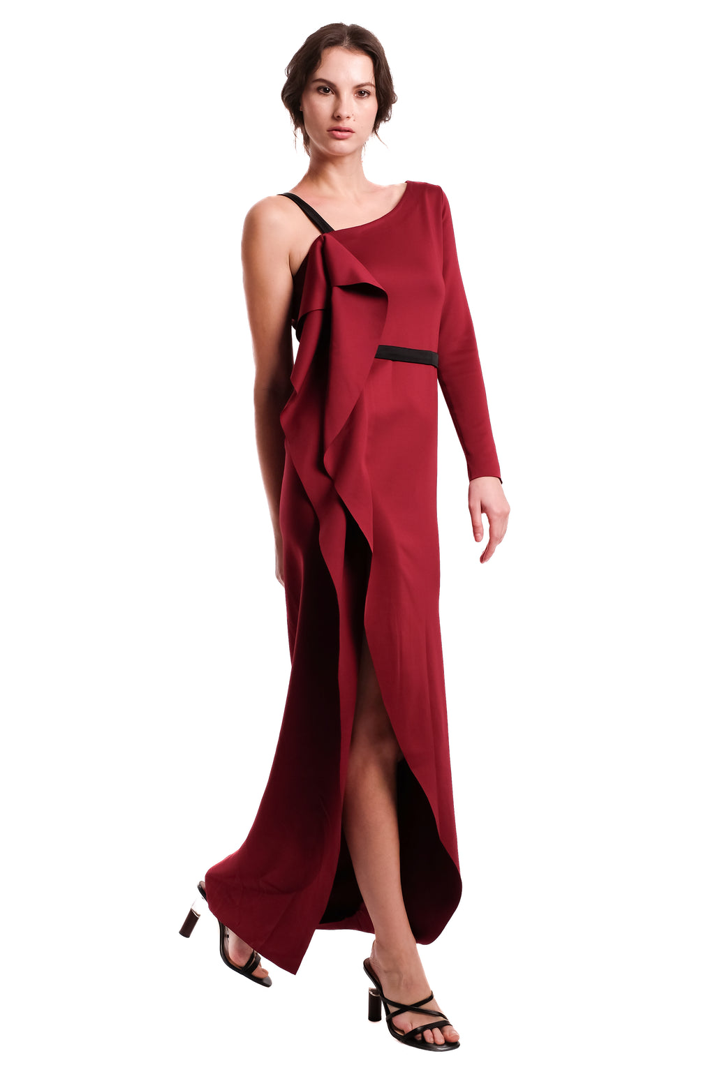 Taylor One-Shoulder Gown