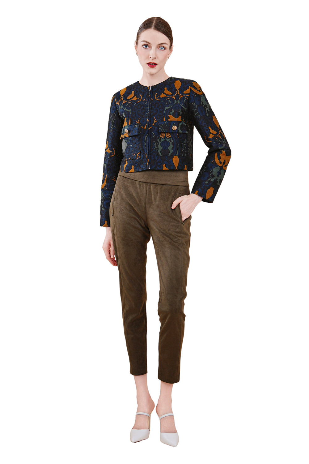 Eris Jacquard Print Jacket