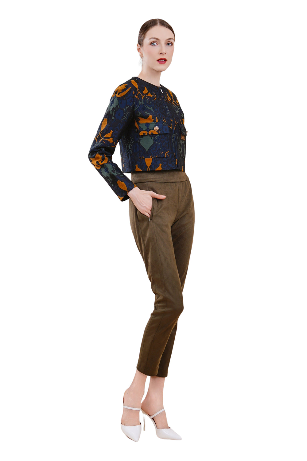 Eris Jacquard Print Jacket