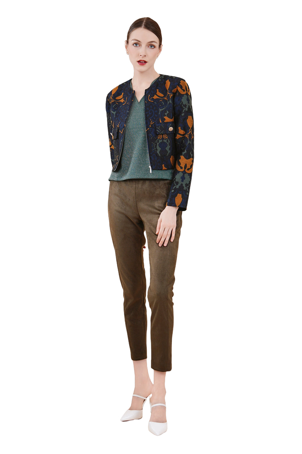 Eris Jacquard Print Jacket