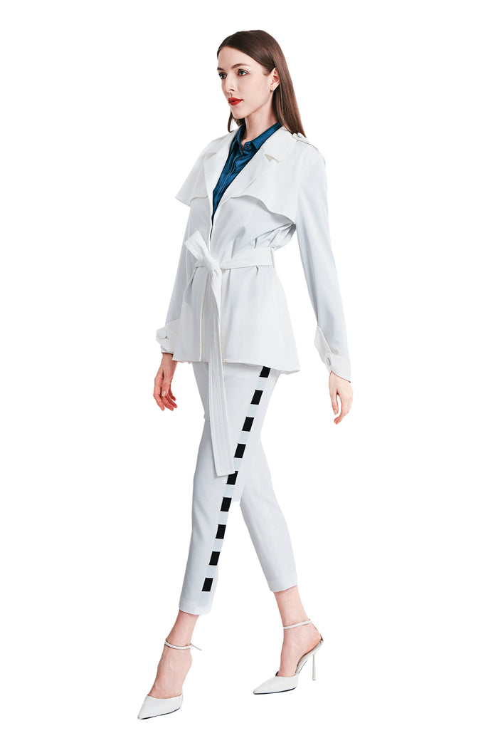 Sohila Satine Mid-Length Trench