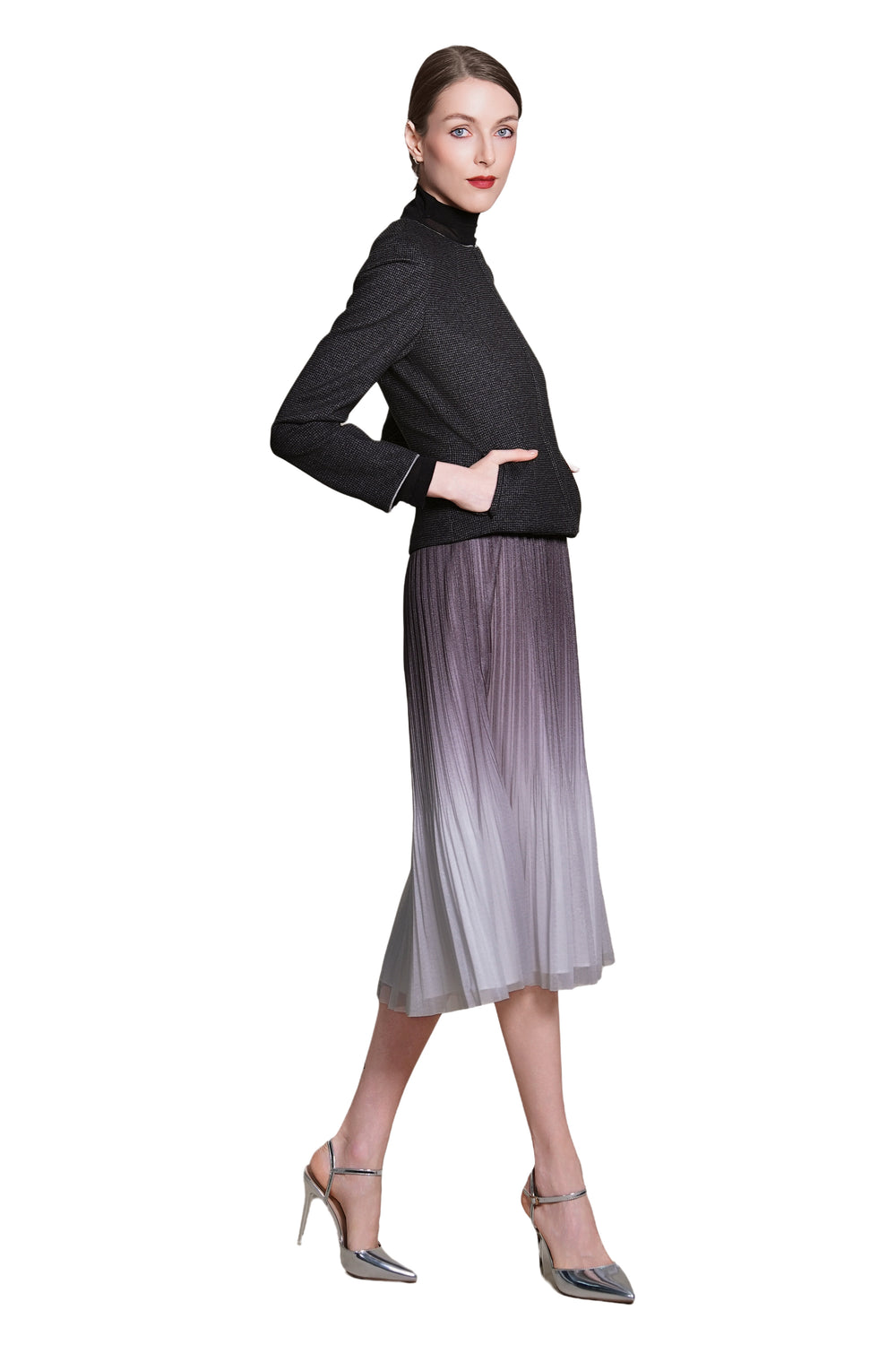Maddy Slim Fit Zip Front Jacket