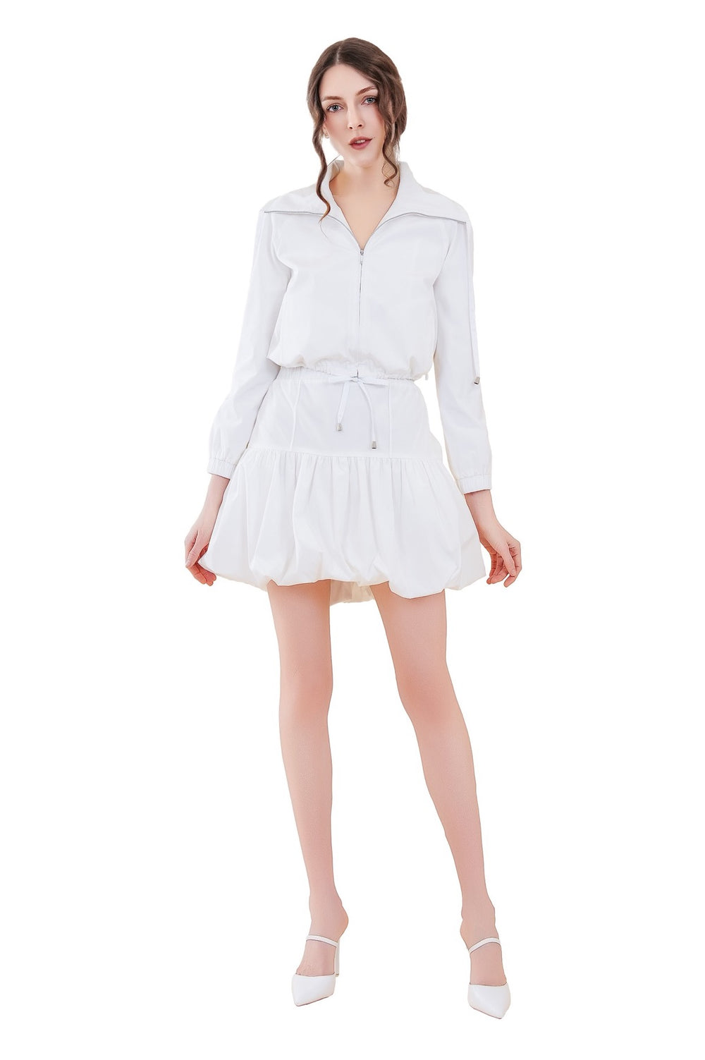 Vesper Bubble Hem Skirt