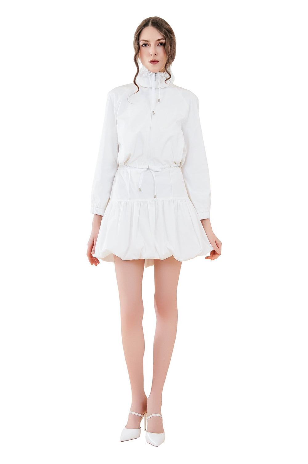 Vesper Bubble Hem Skirt