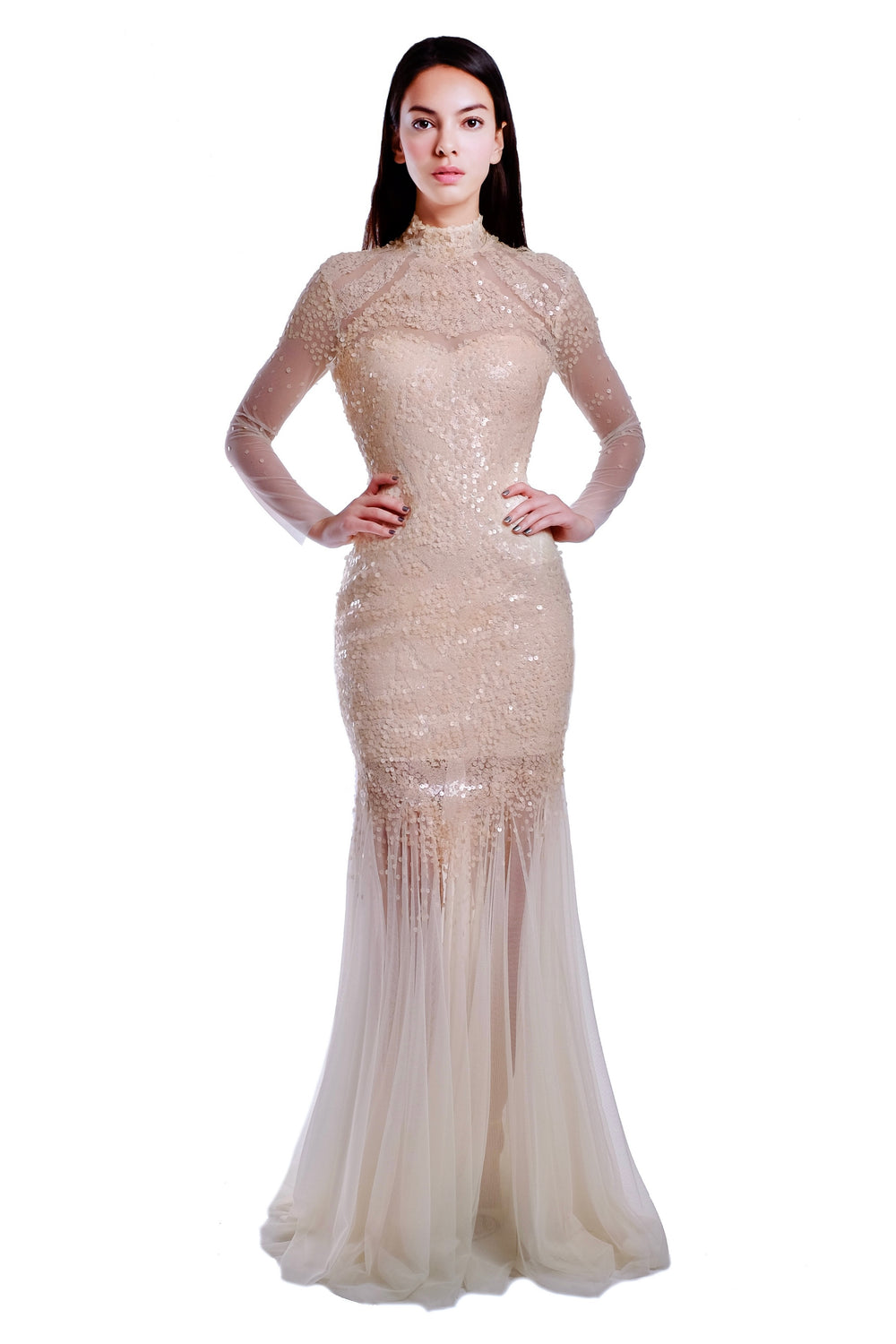 Rebecca Mermaid Sequins Gown
