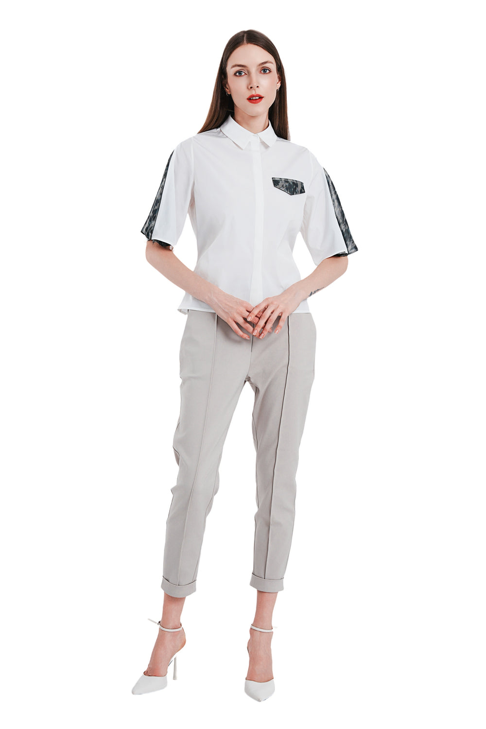 Cassy Opening Sleeves Shirt