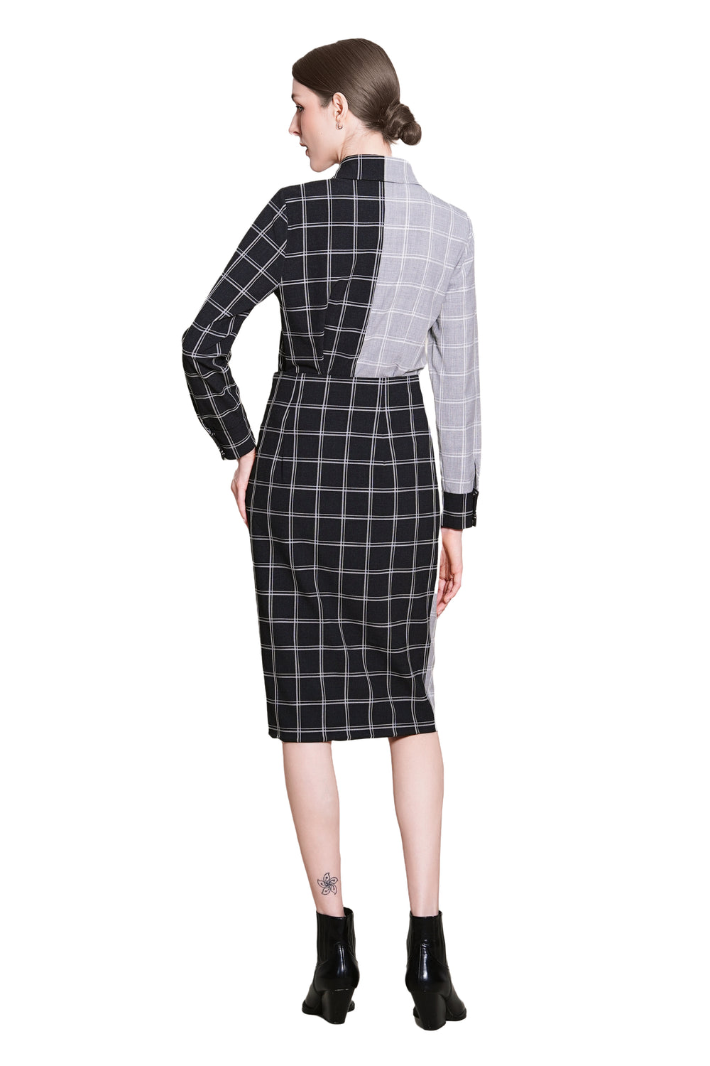 Mosie Patchwork Pencil Skirt