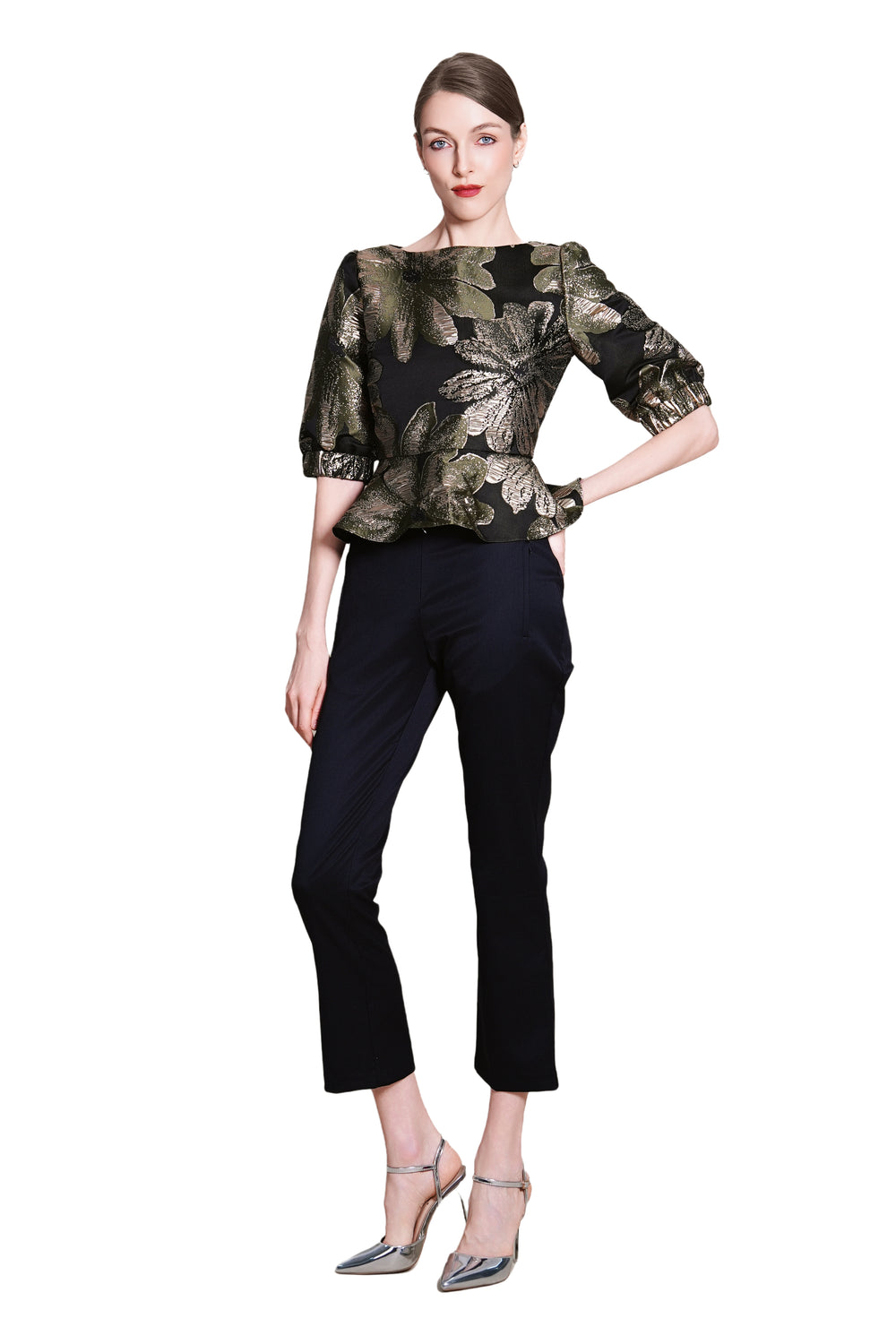 Teresa Brocade Top