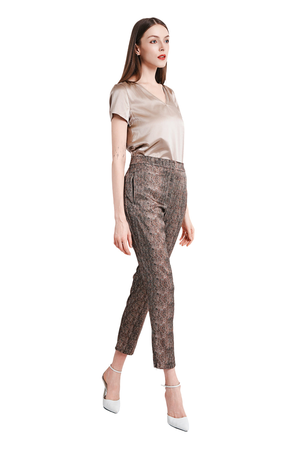 Luna Silk T-Shirt Top