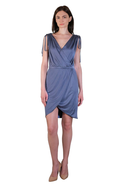 Amara Jersey Wrap Effect Dress  S.Nine by Susanna Soo
