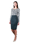 Agna Skirt in Exotic Jacquard Pattern