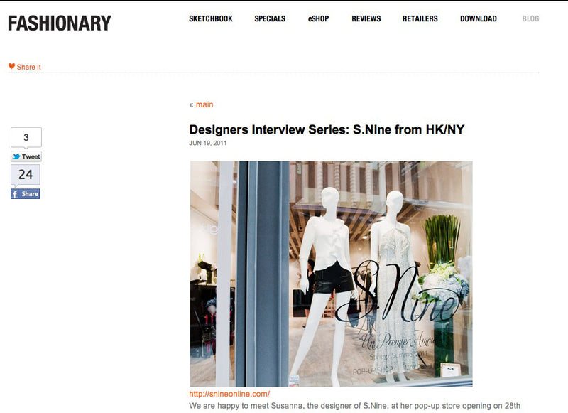 Fashionary blog, June 2011