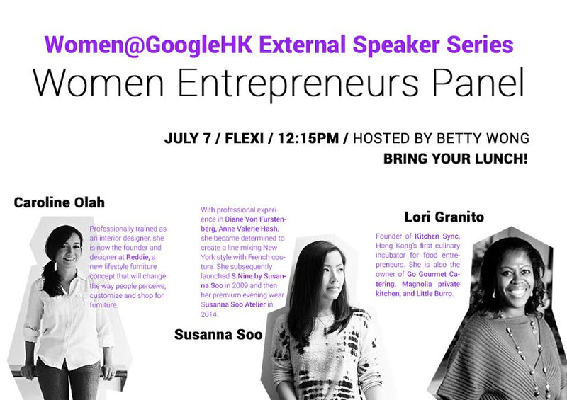 Google Hong Kong Women Entrepreneurs Panel, Jul 2015