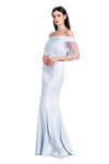 Cinella Matte Satine with Elastin Convertible Open Zipper Tulle Hem