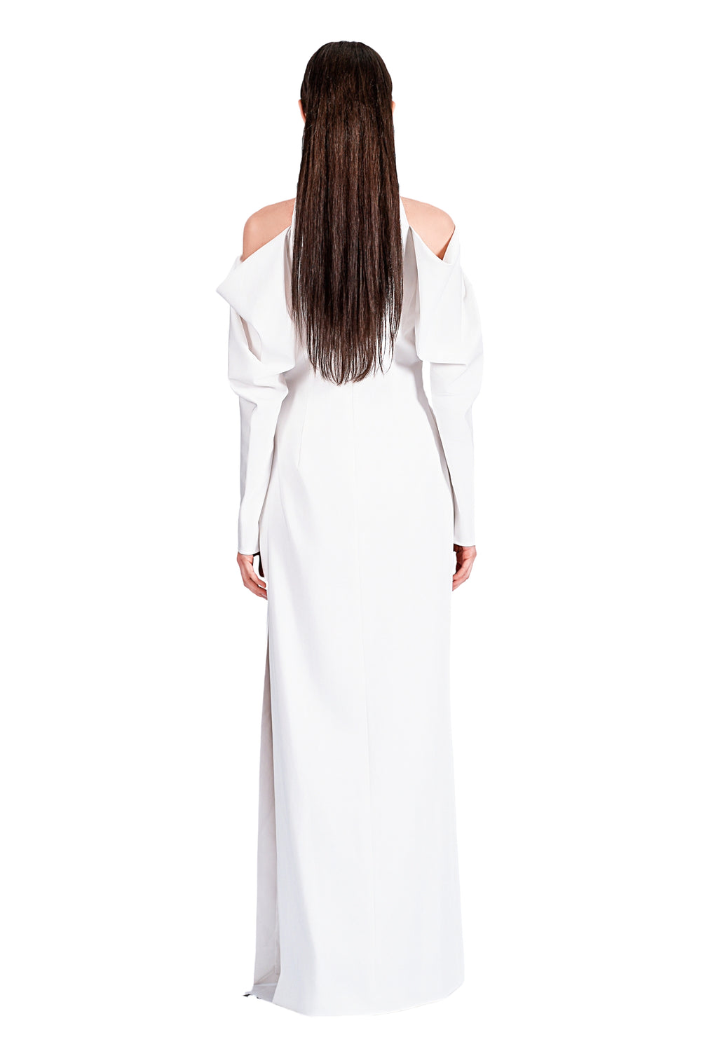 Norma Drapery Sleeve Gown