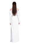 Norma Drapery Sleeve Gown