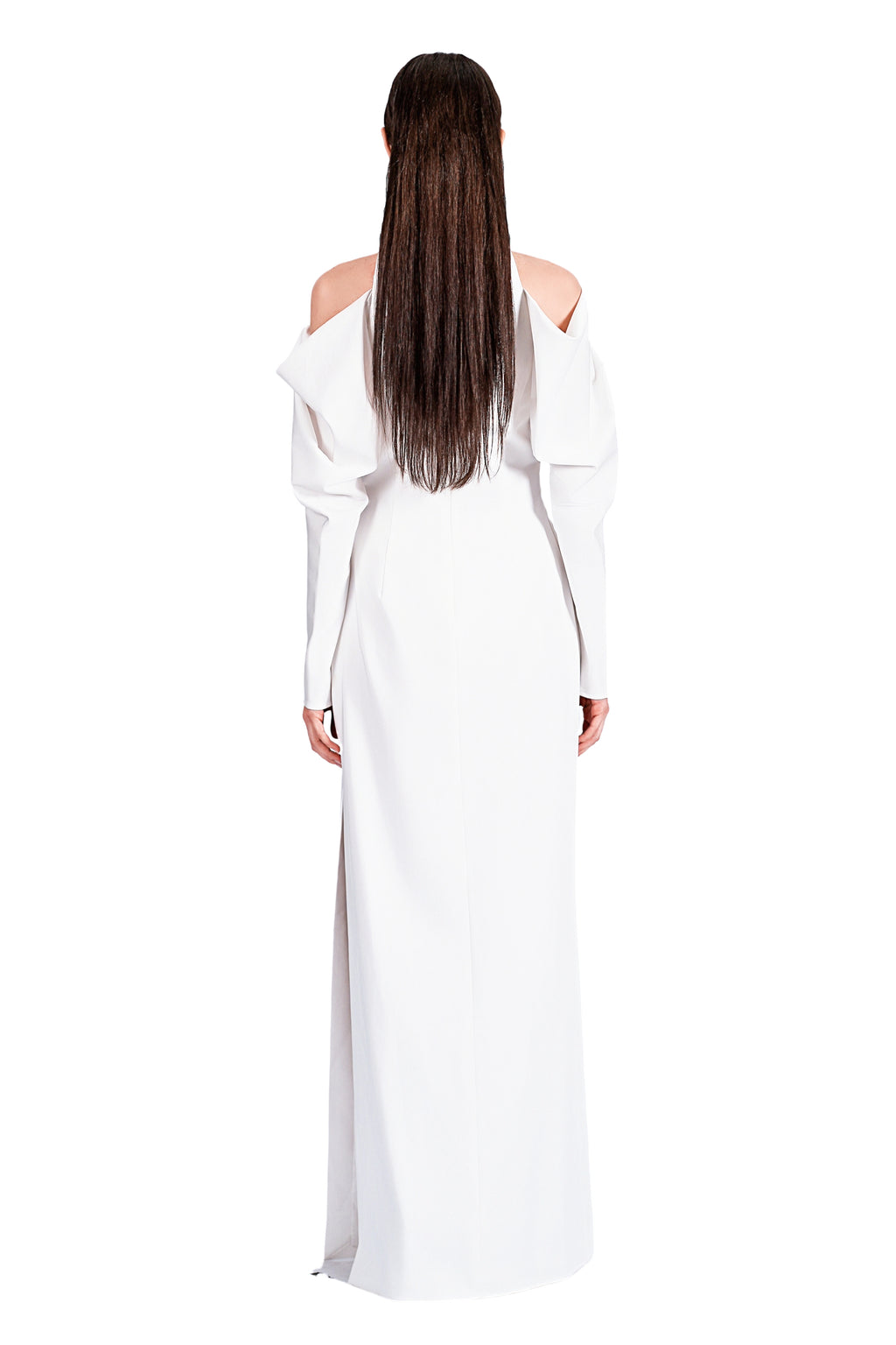 Norma Drapery Sleeve Gown