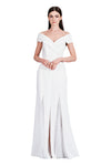 Estelle Tux Inspired Satin and Lace Gown