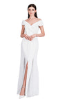 Estelle Tux Inspired Satin and Lace Gown