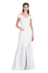 Estelle Tux Inspired Satin and Lace Gown