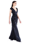 Donna Jersey Drapery Gown