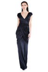 Donna Jersey Drapery Gown