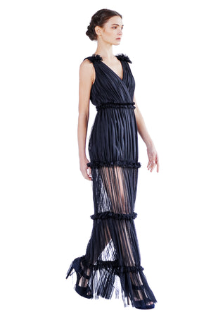 Claudia Tri-tier Tulle Gown