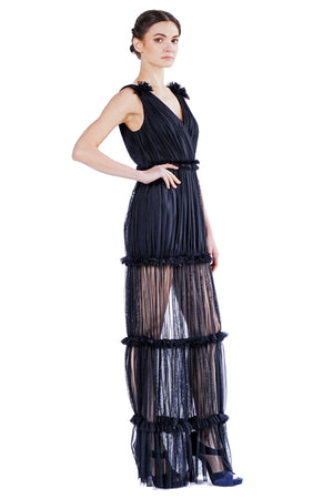 Claudia Tri-tier Tulle Gown