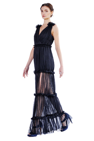 Claudia Tri-tier Tulle Gown