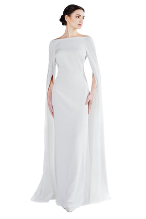 Olympia Elongated Sleeves Gown