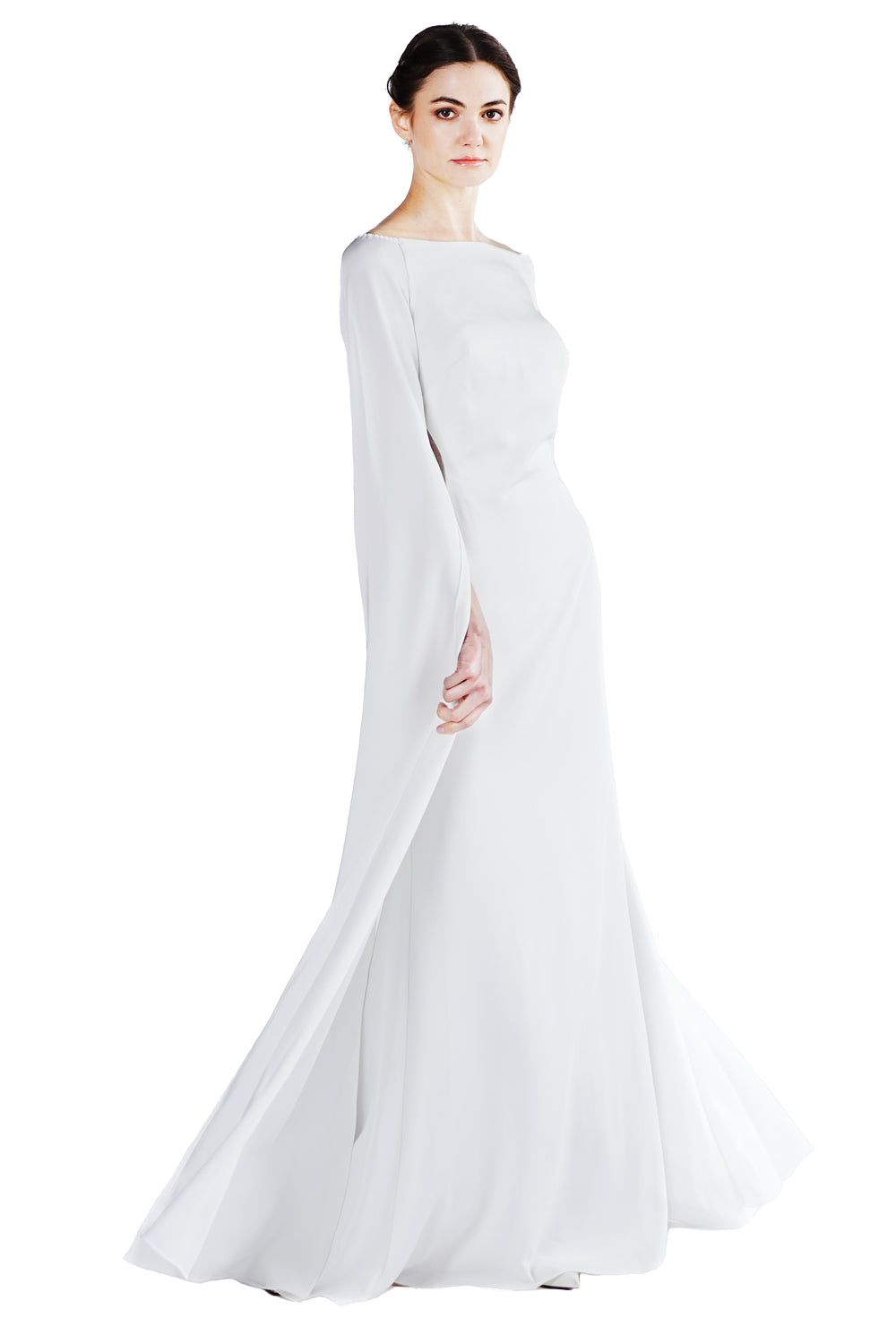 Olympia Elongated Sleeves Gown