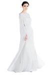 Olympia Elongated Sleeves Gown