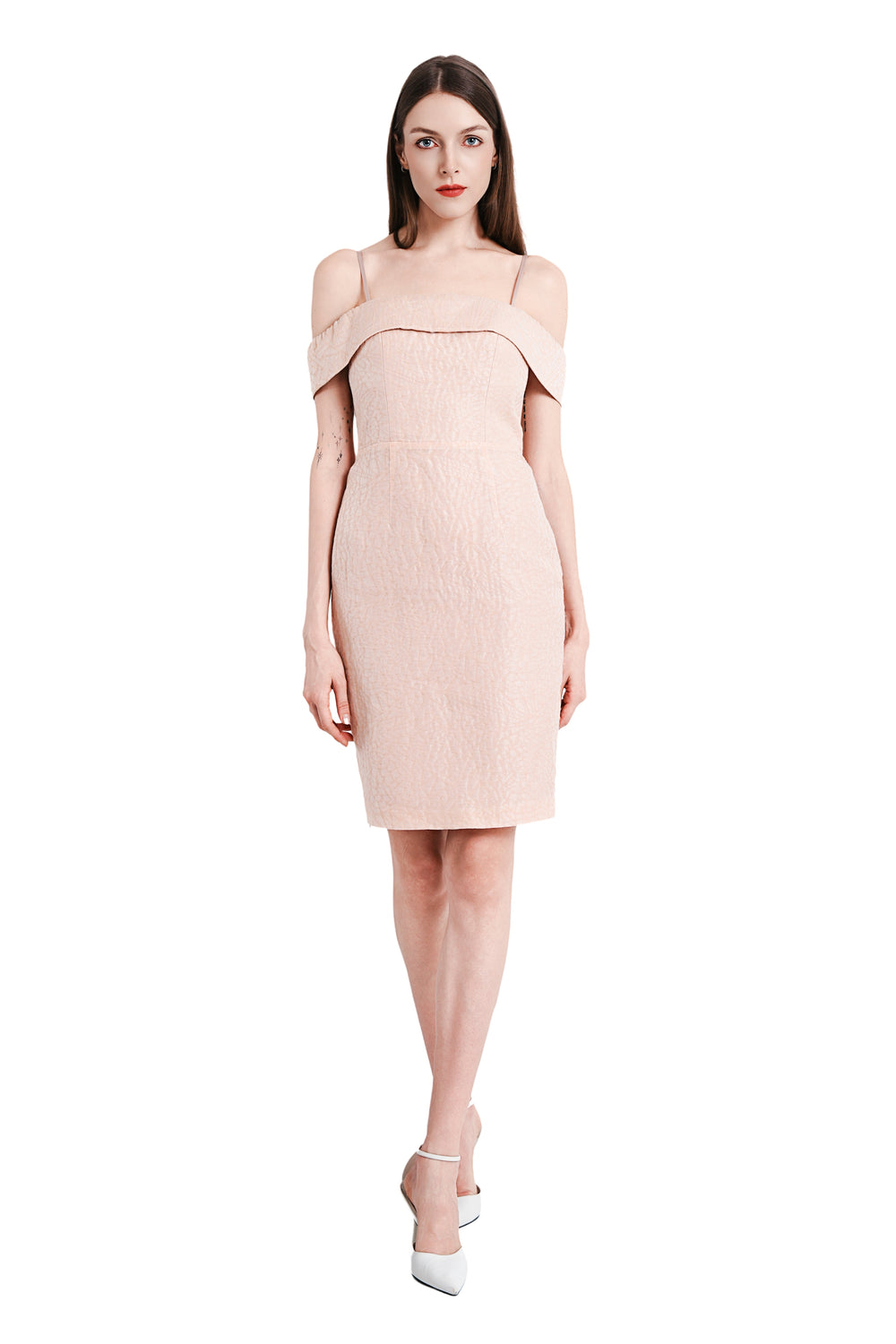 Phillipa Silk Organza Off-Shoulder Dress