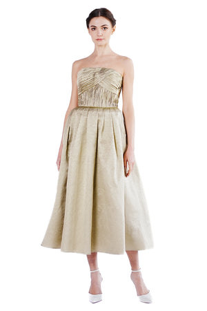 Eudora Detachable Sleeves Gown