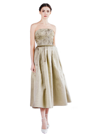 Eudora Detachable Sleeves Gown