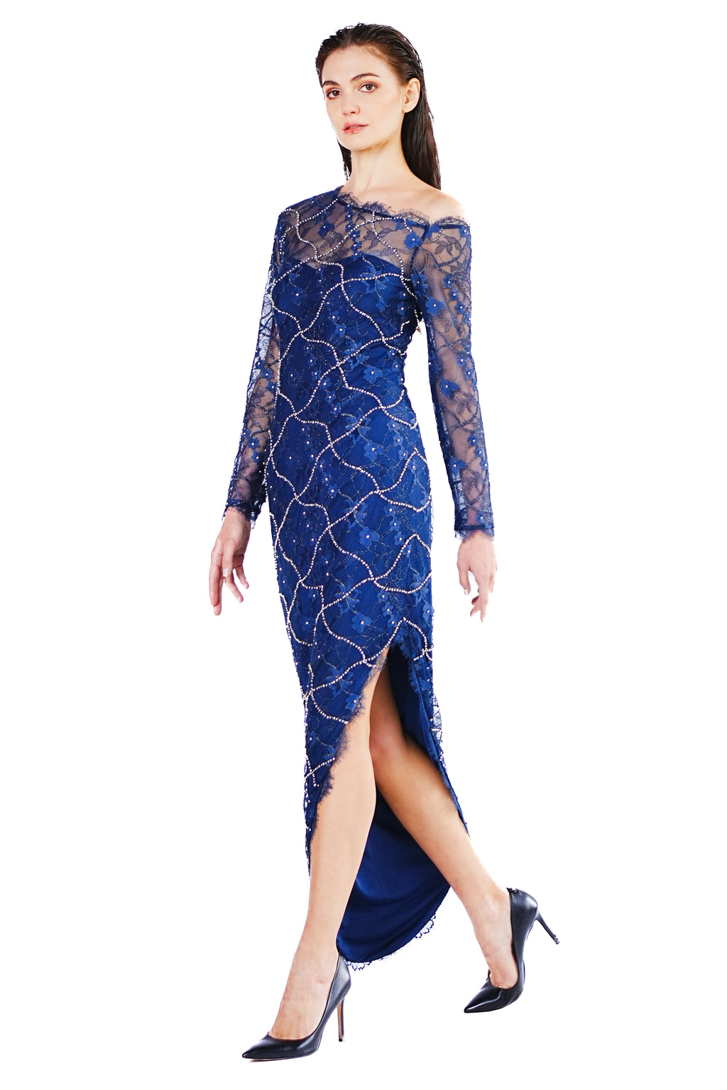 Libera Lace Embroidery Gown