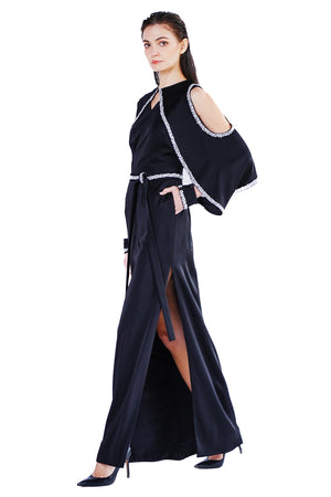 Onyx Embroidery Gown