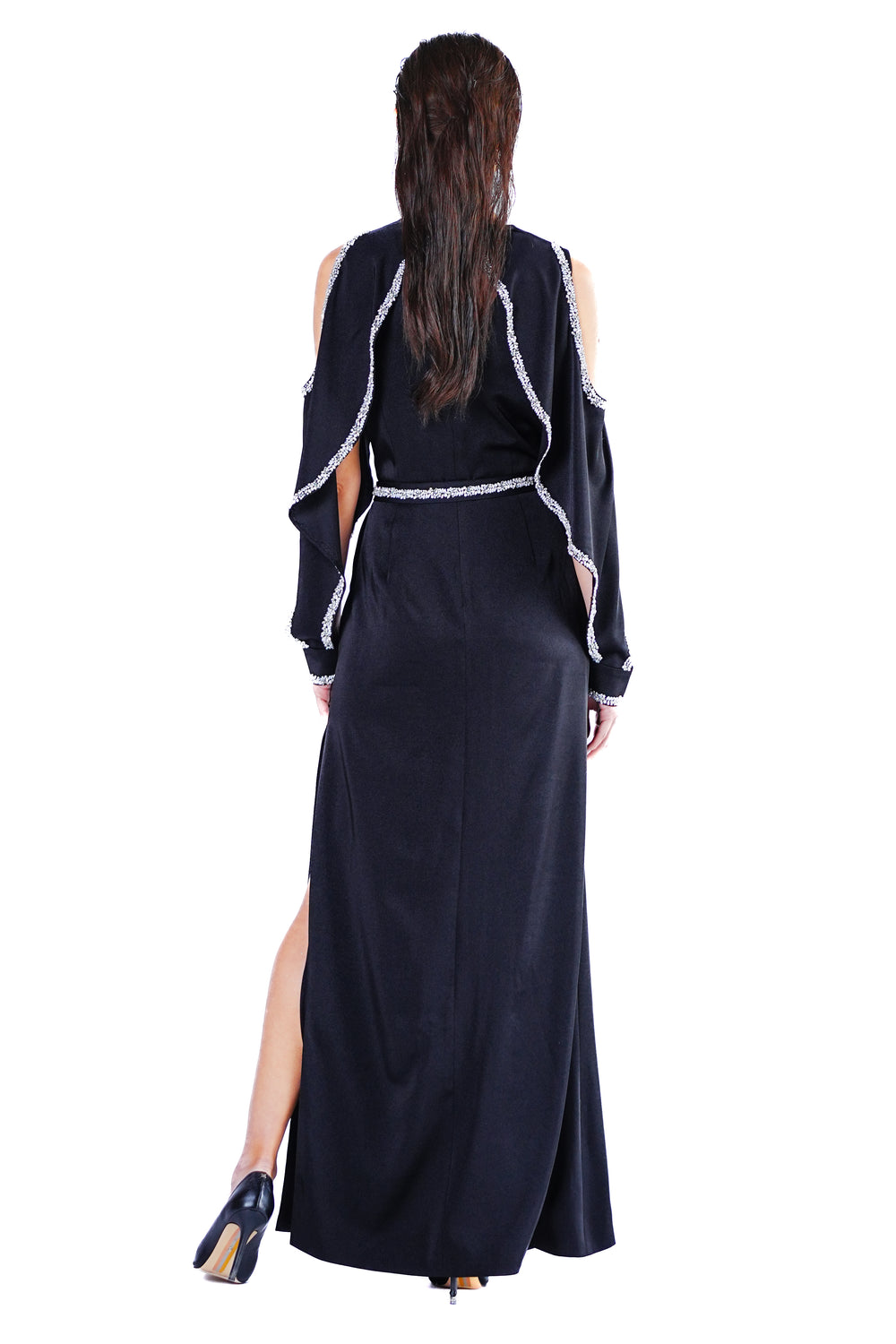Onyx Embroidery Gown