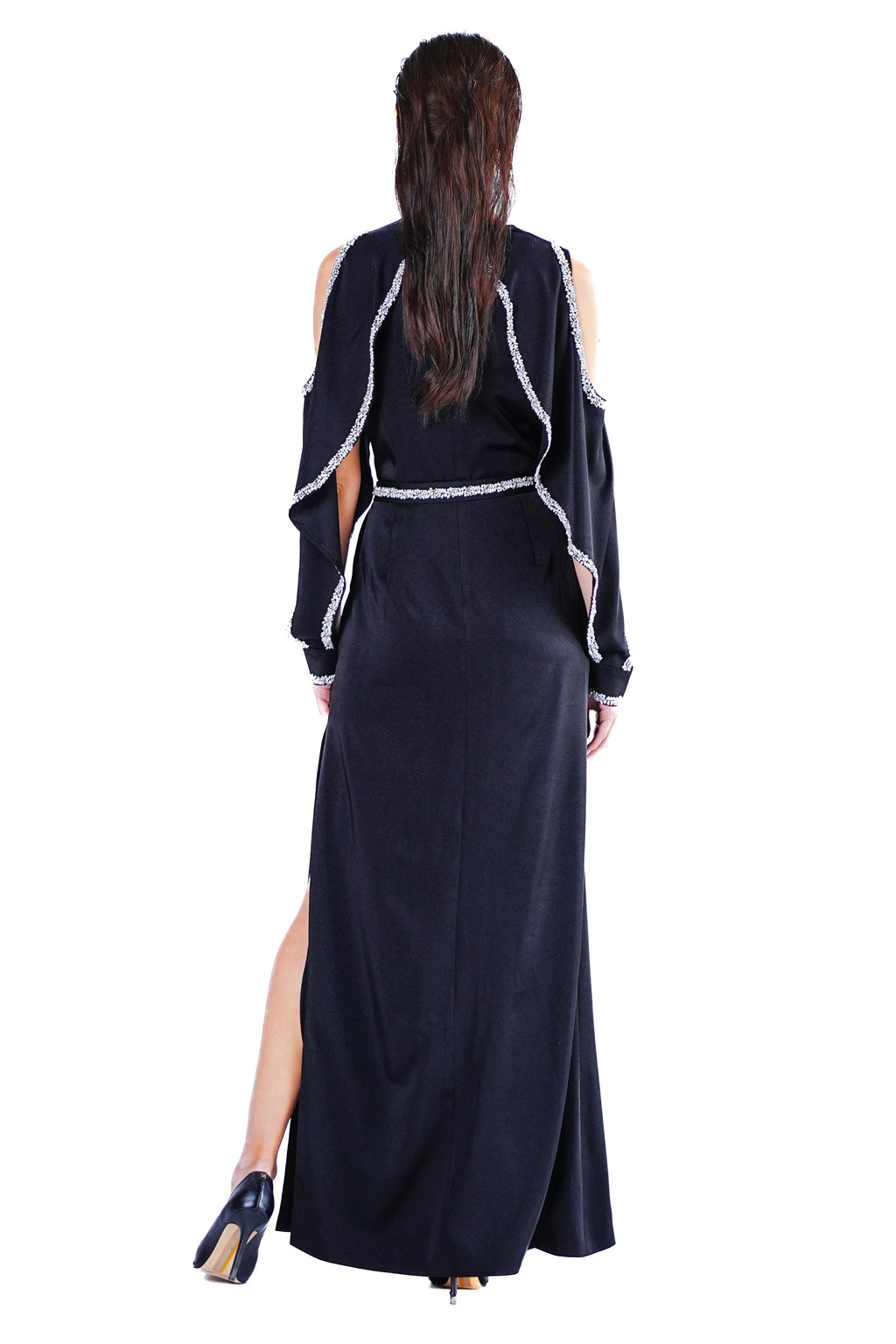 Onyx Embroidery Gown