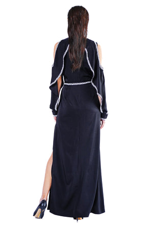 Onyx Embroidery Gown
